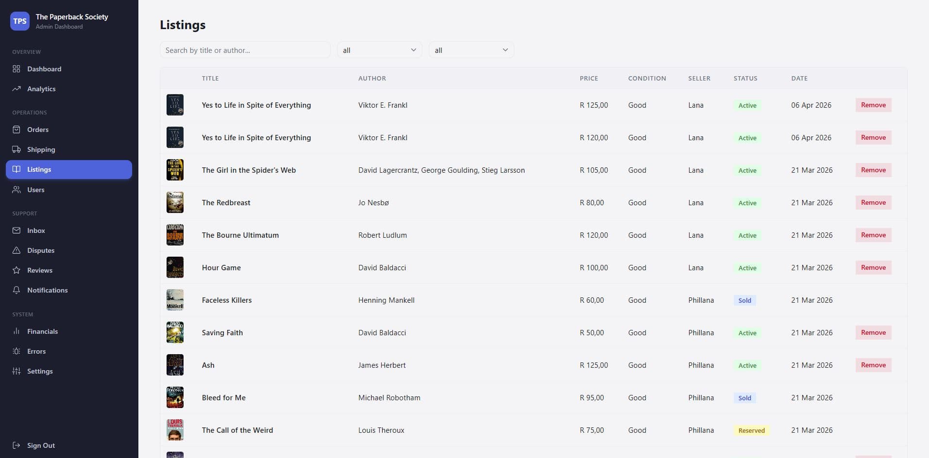 Listings moderation at scale