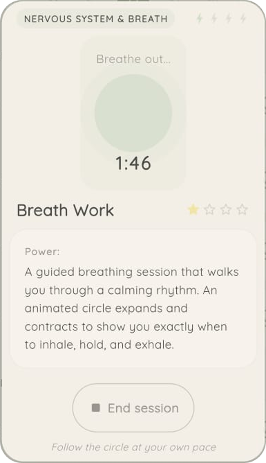 Guided templates that make care feel easy