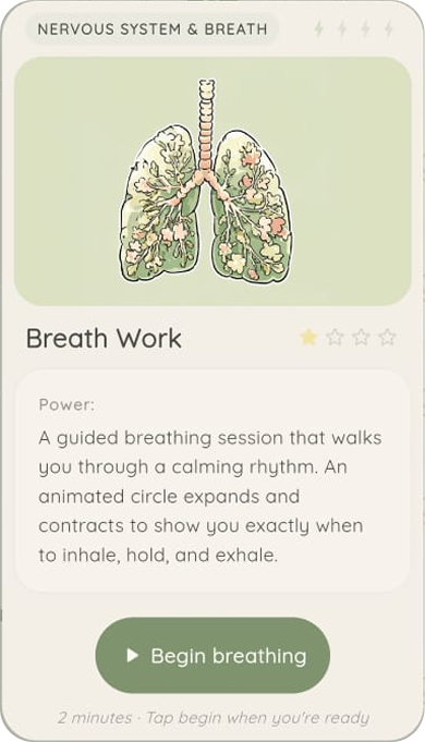 Guided templates that make care feel easy