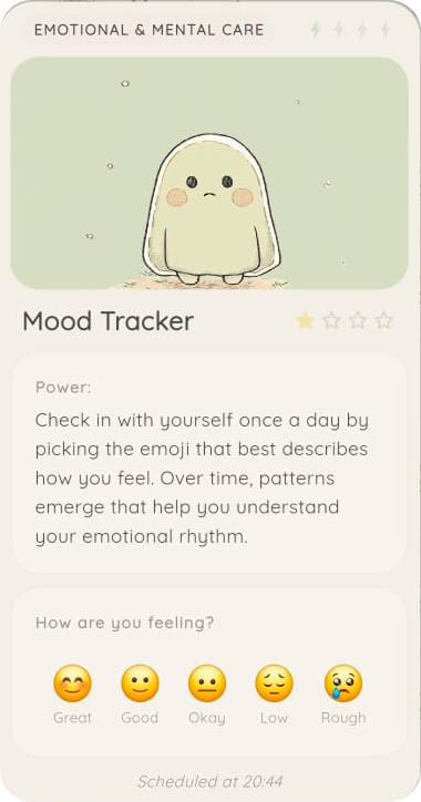 Guided templates that make care feel easy